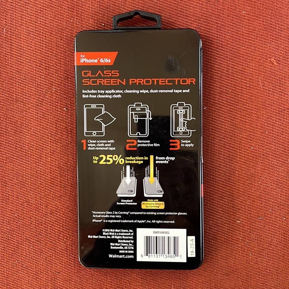 iPhone 6/6s Glass Screen Protector - Picture 2 of 2